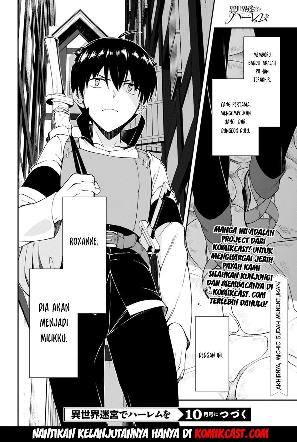 Isekai Meikyuu de Harem wo Chapter 04 Bahasa Indonesia